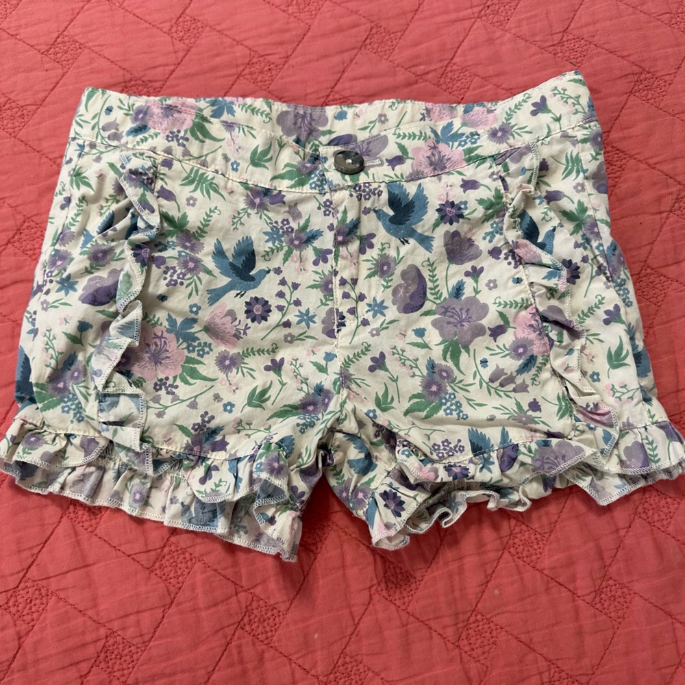 Ruffle Butts floral shorts